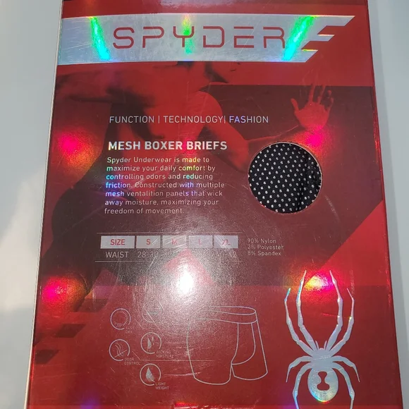 New Men's Spyder boxer briefs size XL - Picture 4 of 6